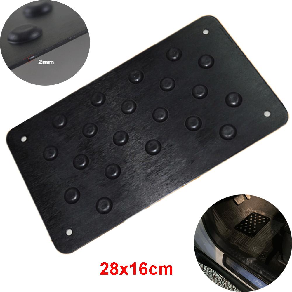 Aluminum Non-slip Heel Plate Pedal Car Floor Mat
Aluminum Non-slip Heel Plate Pedal Car Floor Mat