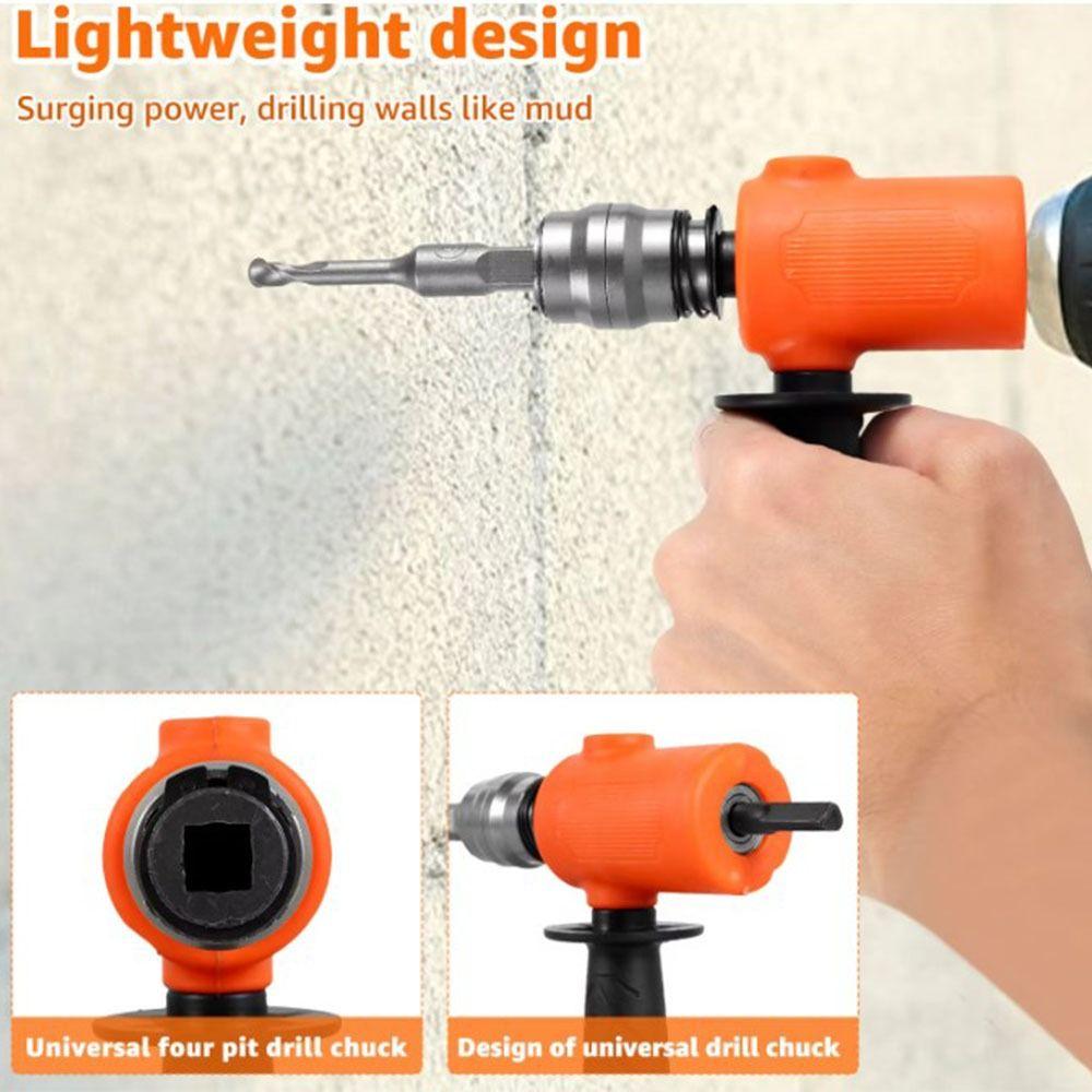 Handheld Electric Hammer Conversion Head Lightweight Electric Hammer Drill Household With 4pcs Drill Bits
Handheld Electric Hammer Conversion Head Lightweight Electric Hammer Drill Household With 4pcs Drill Bits