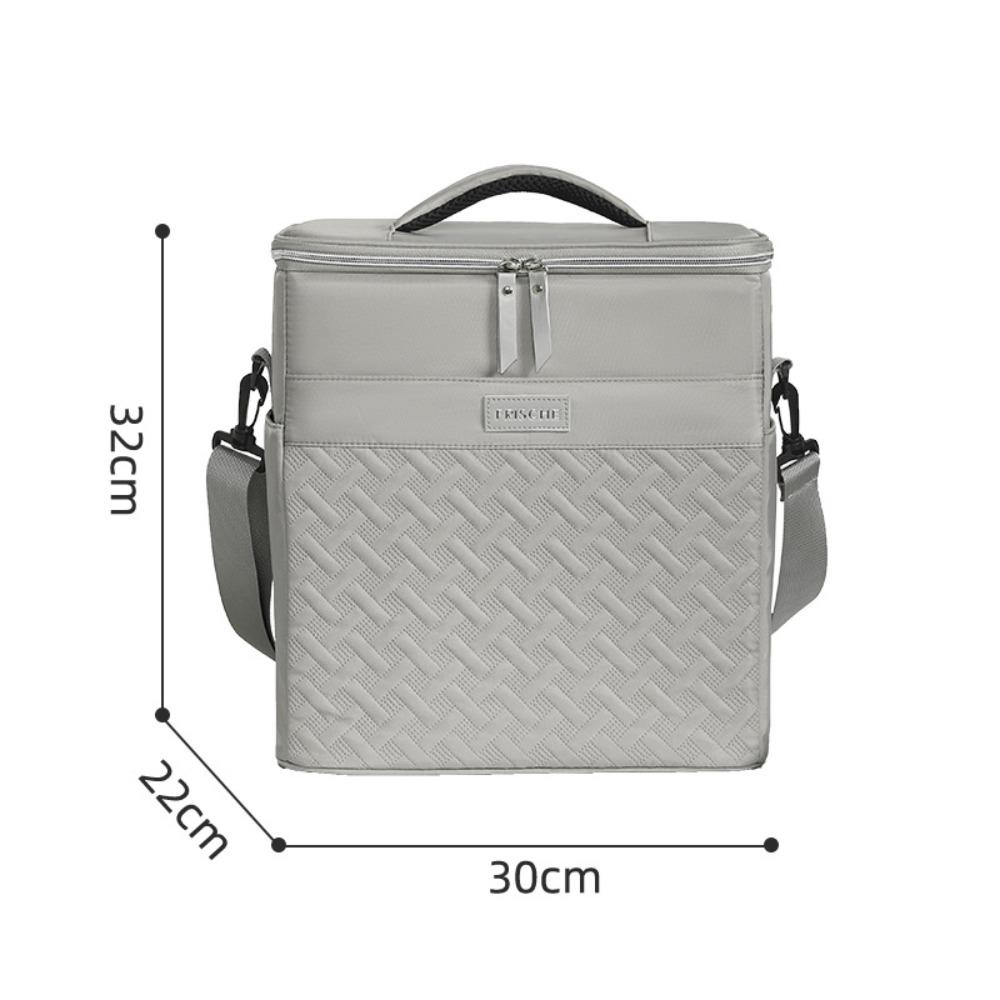 Stain-resistant Large Capacity Lunch Box One-shoulder Insulated Lunch Bag Reusable Fresh-keeping Cooler Bag for Picnic серый
Stain-resistant Large Capacity Lunch Box One-shoulder Insulated Lunch Bag Reusable Fresh-keeping Cooler Bag for Picnic серый