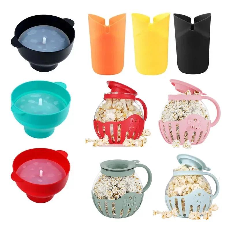 Microwave Glass Popcorn Popper with Silicone Lid Microwave Popcorn Popper with Temperature Safe Glass Foldable Popcorn Bowl
Microwave Glass Popcorn Popper with Silicone Lid Microwave Popcorn Popper with Temperature Safe Glass Foldable Popcorn Bowl