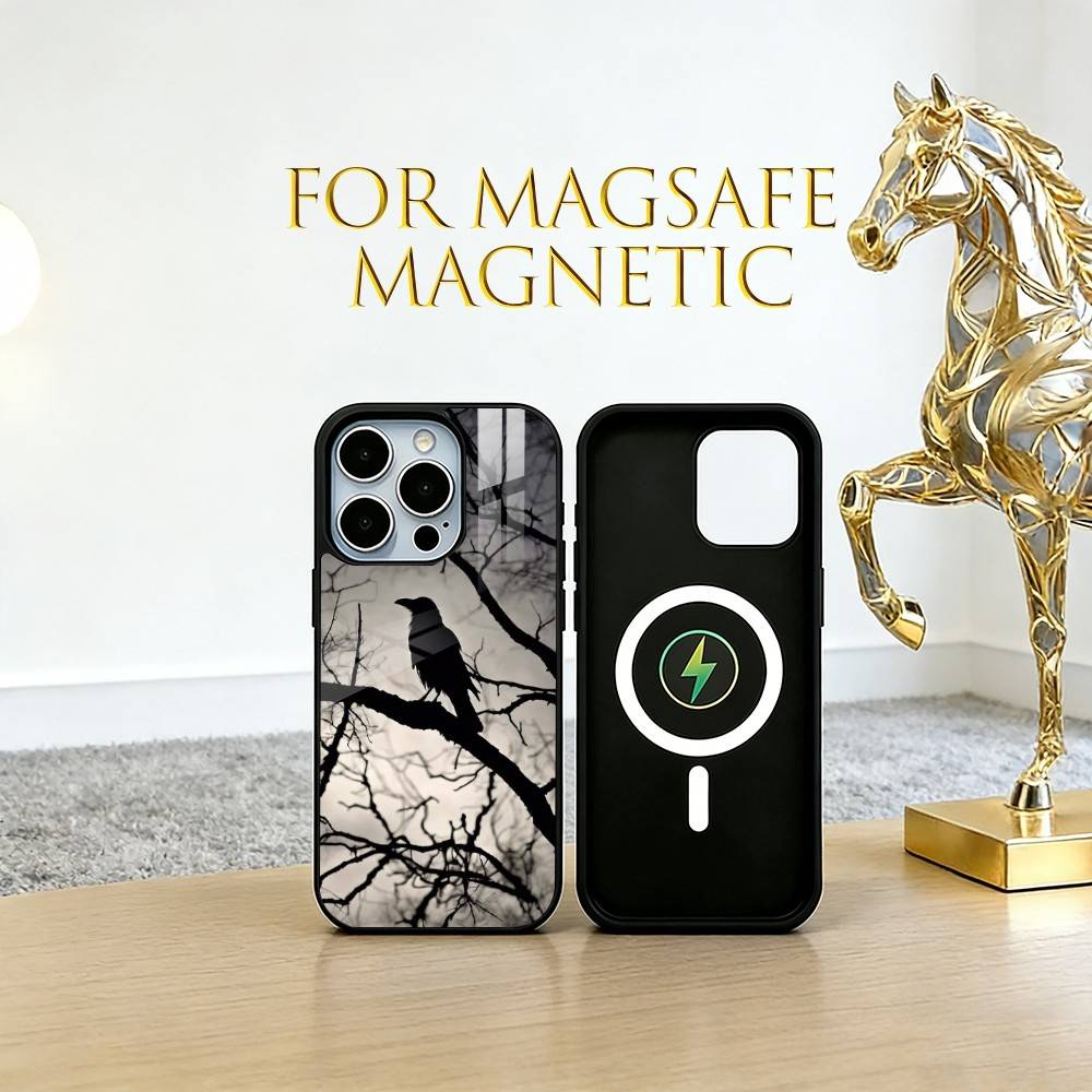 crow Phone Case For iPhone17,16,15,14,13,12,11 Plus,Pro Magnetic with Magsafe Wireless Charging iPhone15ProMax
crow Phone Case For iPhone17,16,15,14,13,12,11 Plus,Pro Magnetic with Magsafe Wireless Charging iPhone15ProMax