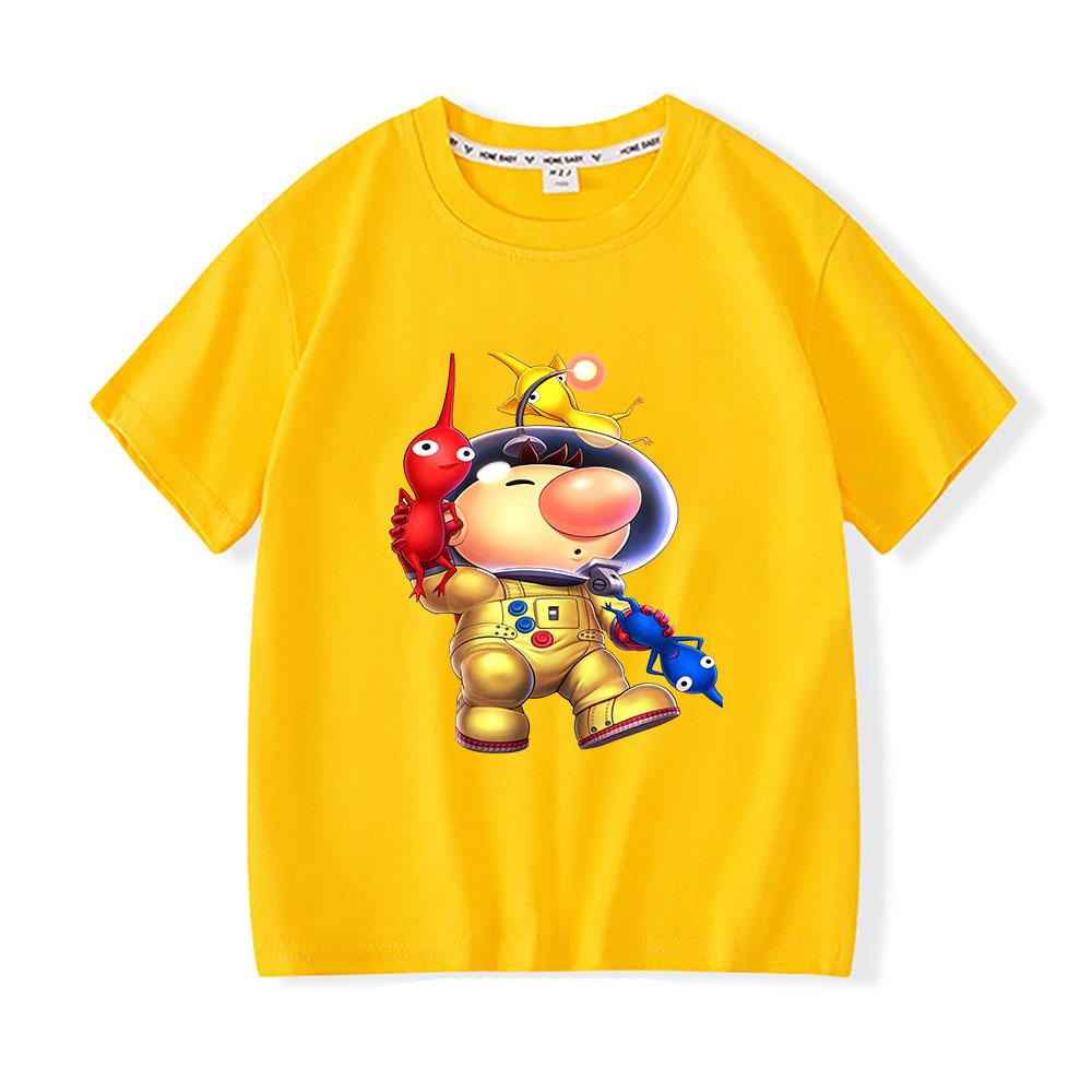 100% Cotton Game Pikmin Children s T-Shirt Cartoon Graphic Printing Tees Funny Casual Kids Top Soft O-Neck Short Sleeve Summer 160 жовтий
100% Cotton Game Pikmin Children s T-Shirt Cartoon Graphic Printing Tees Funny Casual Kids Top Soft O-Neck Short Sleeve Summer 160 жовтий