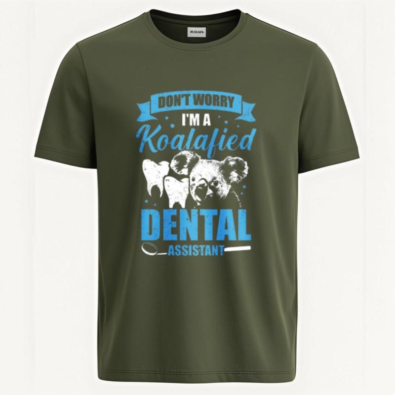 Travel Women O Neck tshirt Dont Worry Im A Koalafied Dental Assistant Basic Unisex Tshirt Trendy Tshirt Big Size Tee 4XL
Travel Women O Neck tshirt Dont Worry Im A Koalafied Dental Assistant Basic Unisex Tshirt Trendy Tshirt Big Size Tee 4XL