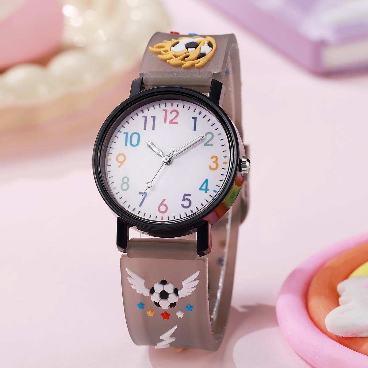 Cute cartoon children s watch football champion pattern color scale, suitable for daily school wear, birthday, Christmas gifts чорний
Cute cartoon children s watch football champion pattern color scale, suitable for daily school wear, birthday, Christmas gifts чорний