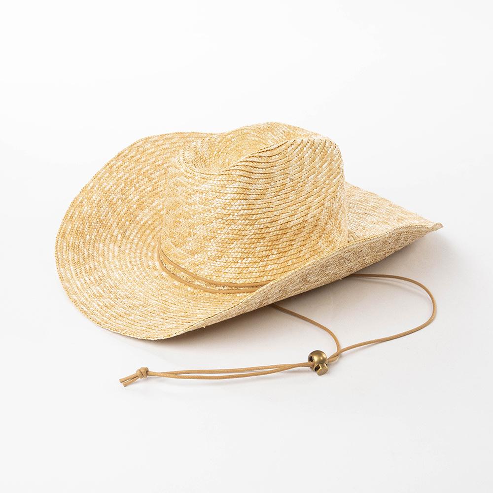M/L Hand Woven Wheat Straw Sun Hats Women Fashion Outdoor Travel Beach Panama Hat with Rope Lady Wide Brim Sunscreen Cowboy Hats M 57cm
M/L Hand Woven Wheat Straw Sun Hats Women Fashion Outdoor Travel Beach Panama Hat with Rope Lady Wide Brim Sunscreen Cowboy Hats M 57cm