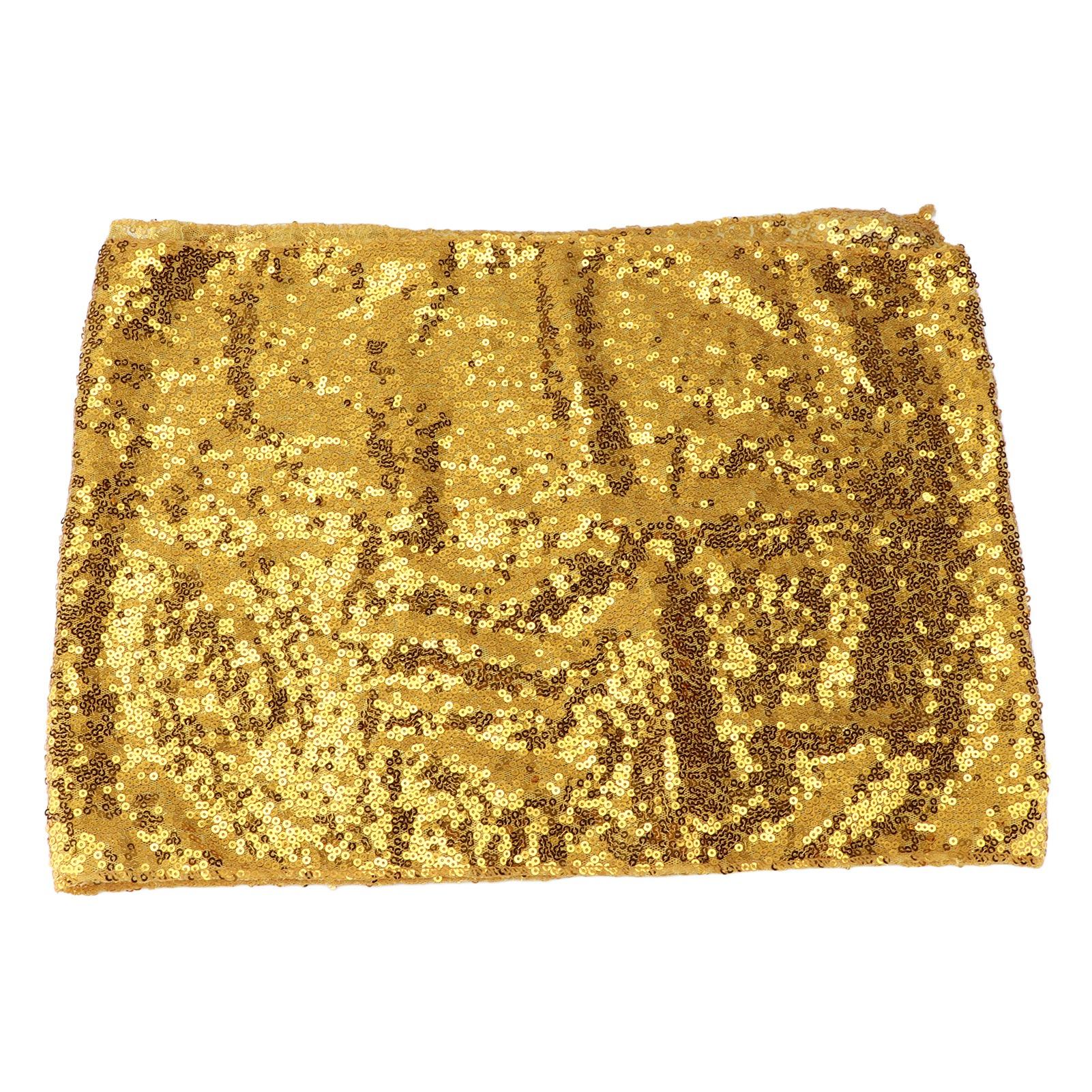 Gold Sequin Tablecloth Stretched Elastic 2 Colors Beautiful Practical Wedding Tablecloth for Parties Decoration
Gold Sequin Tablecloth Stretched Elastic 2 Colors Beautiful Practical Wedding Tablecloth for Parties Decoration