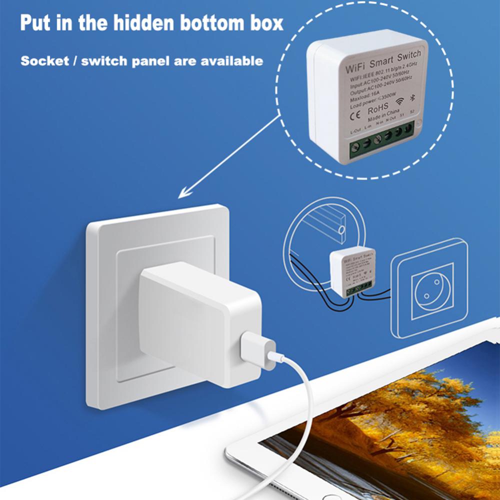 EWeLink Wi-Fi 16A Мини-умный переключатель DIY двусторонние модули управления приложение беспроводной таймер дистанционного управления работает с Alexa Google
EWeLink Wi-Fi 16A Мини-умный переключатель DIY двусторонние модули управления приложение беспроводной таймер дистанционного управления работает с Alexa Google