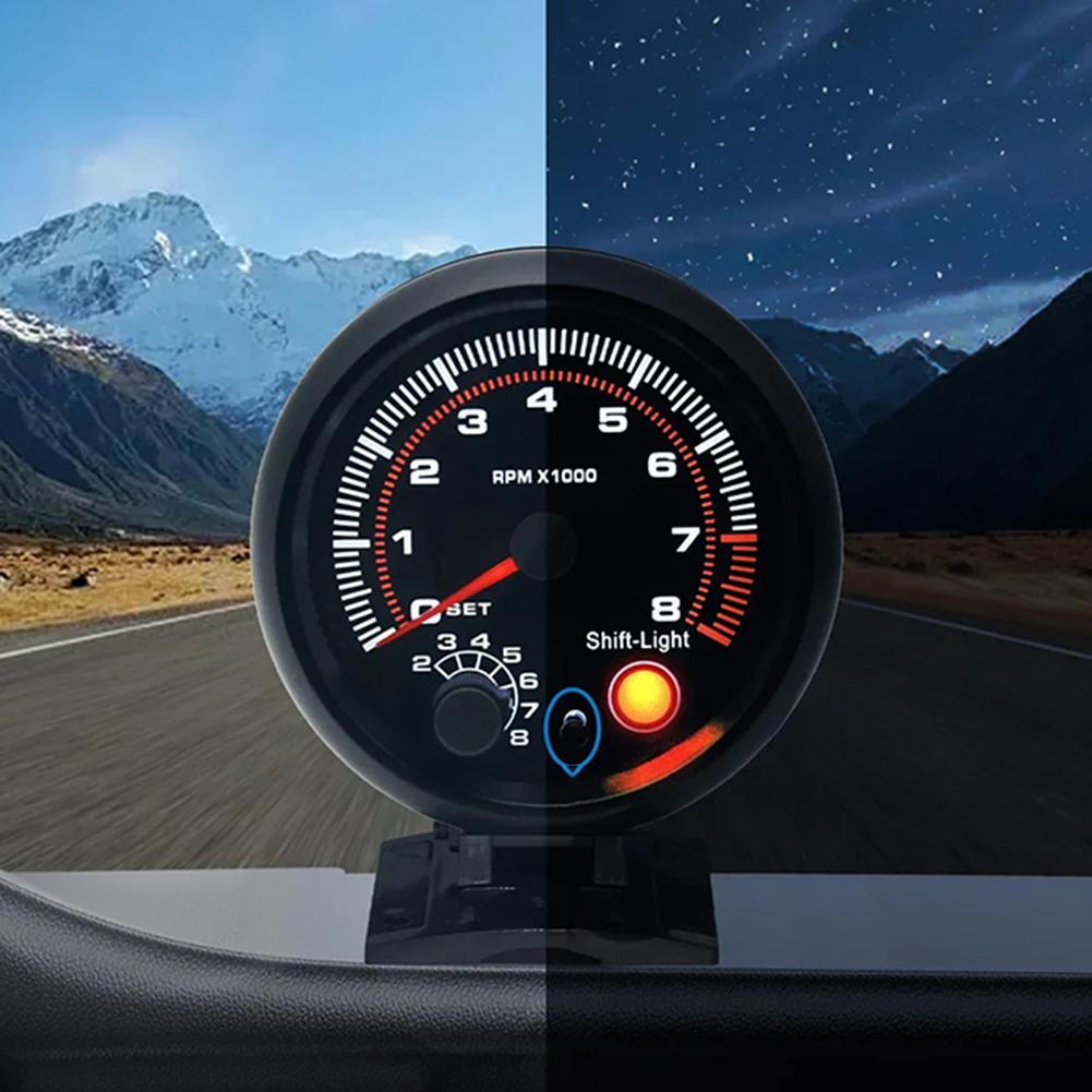 For Performance Driving Black Car Tachometer 0-8000 RPM Range Built-in Shift Light Adjustable Backlight Brightness China Mainland
For Performance Driving Black Car Tachometer 0-8000 RPM Range Built-in Shift Light Adjustable Backlight Brightness China Mainland