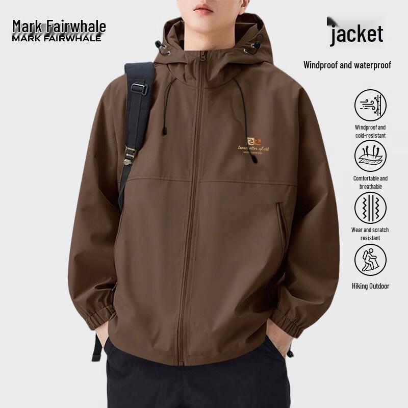 Mark Fairwhale Men s Retro Hooded Outdoor Jacket L
Mark Fairwhale Men s Retro Hooded Outdoor Jacket L