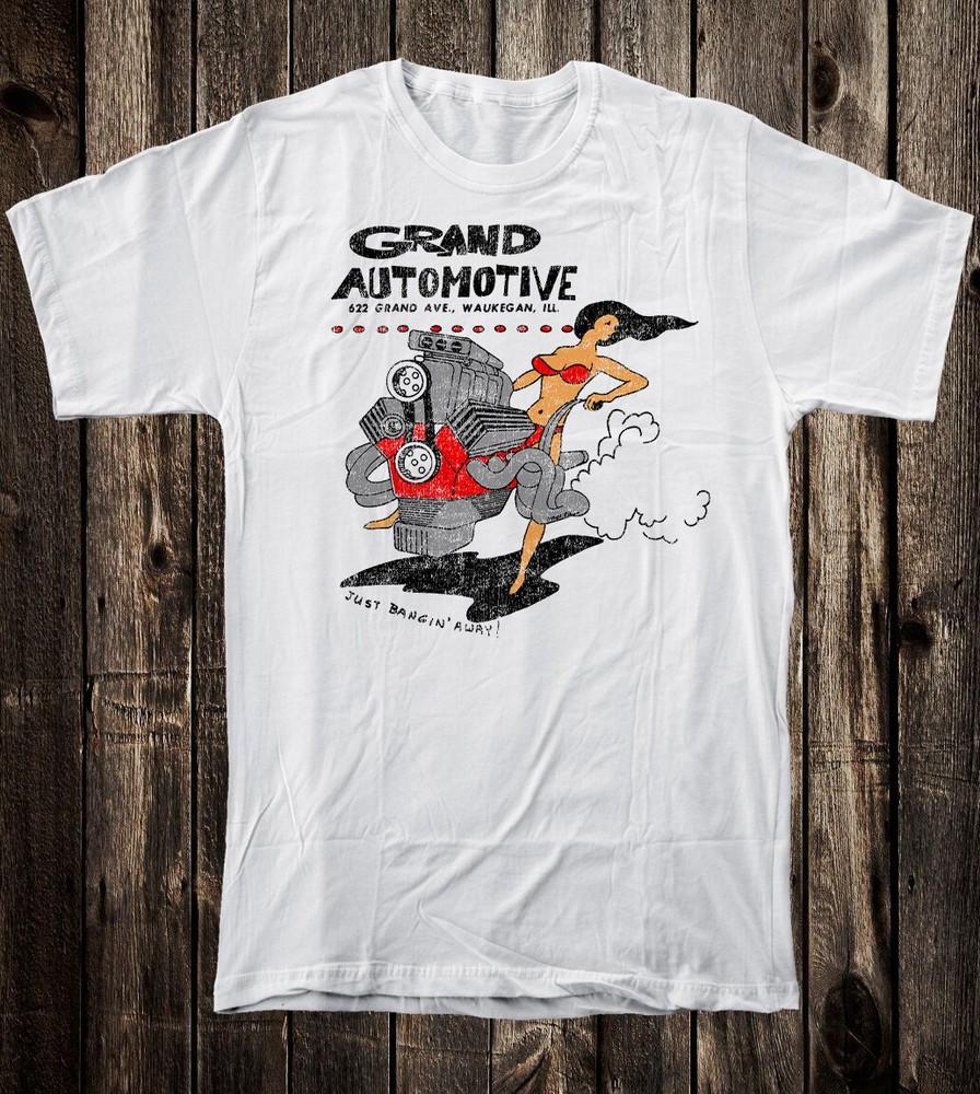 Hot Rod Tee T Shirt Drag Race Racing Speed Shop Grand Auto Parts Illinois 3XL
Hot Rod Tee T Shirt Drag Race Racing Speed Shop Grand Auto Parts Illinois 3XL