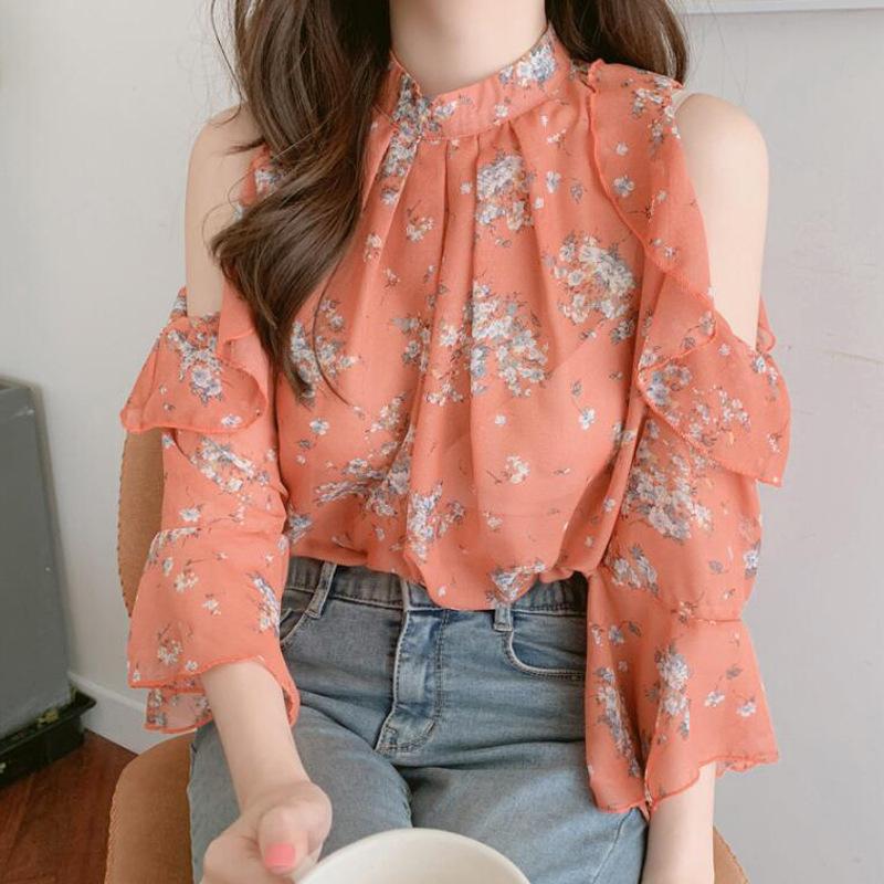 Women s Chiffon Floral Shirt Long Sleeved Chiffon Shirt Top 2XL помаранчевий
Women s Chiffon Floral Shirt Long Sleeved Chiffon Shirt Top 2XL помаранчевий