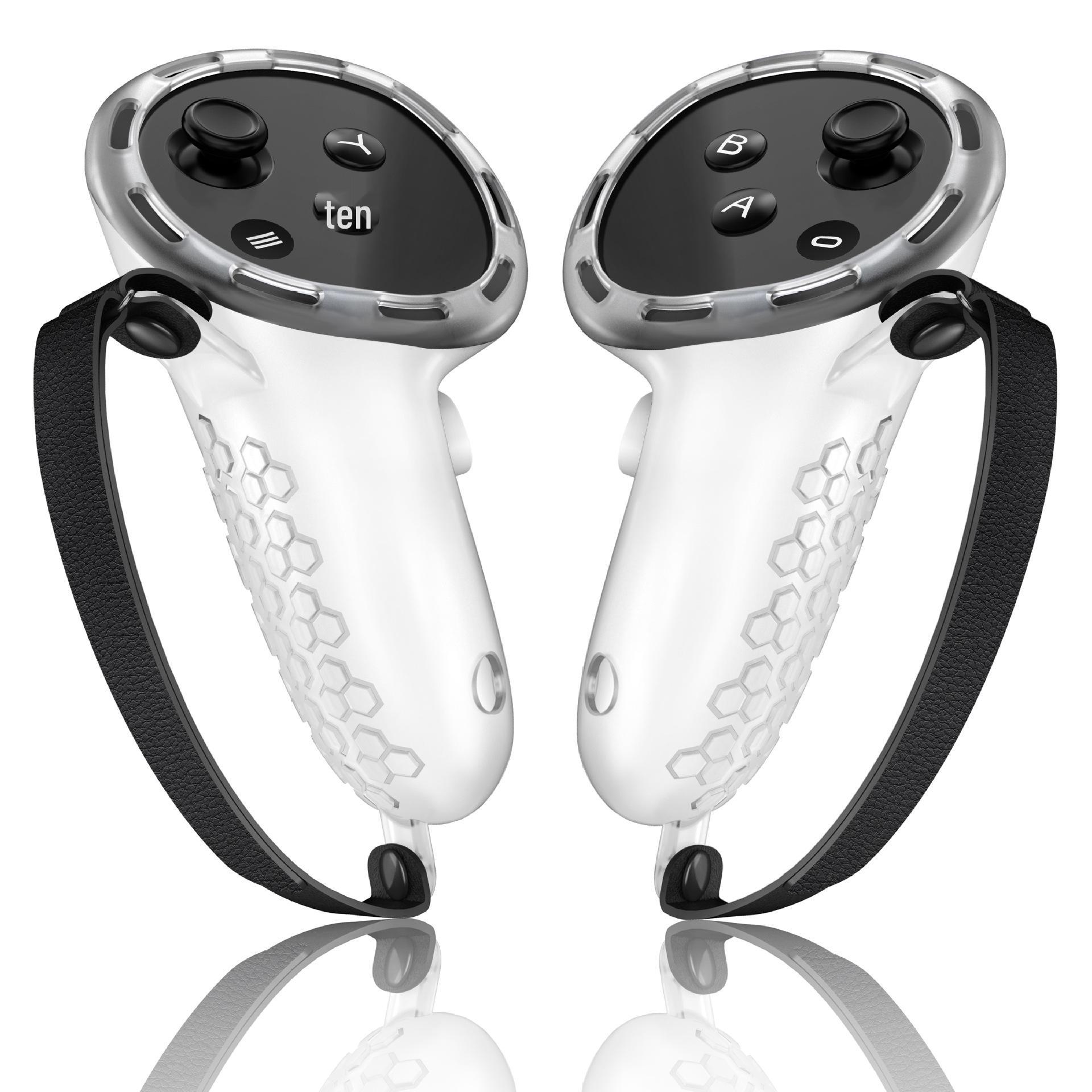 In-Stock Silicone Protective Cover for Meta Quest 3/Quest 3s VR Controllers прозорий
In-Stock Silicone Protective Cover for Meta Quest 3/Quest 3s VR Controllers прозорий