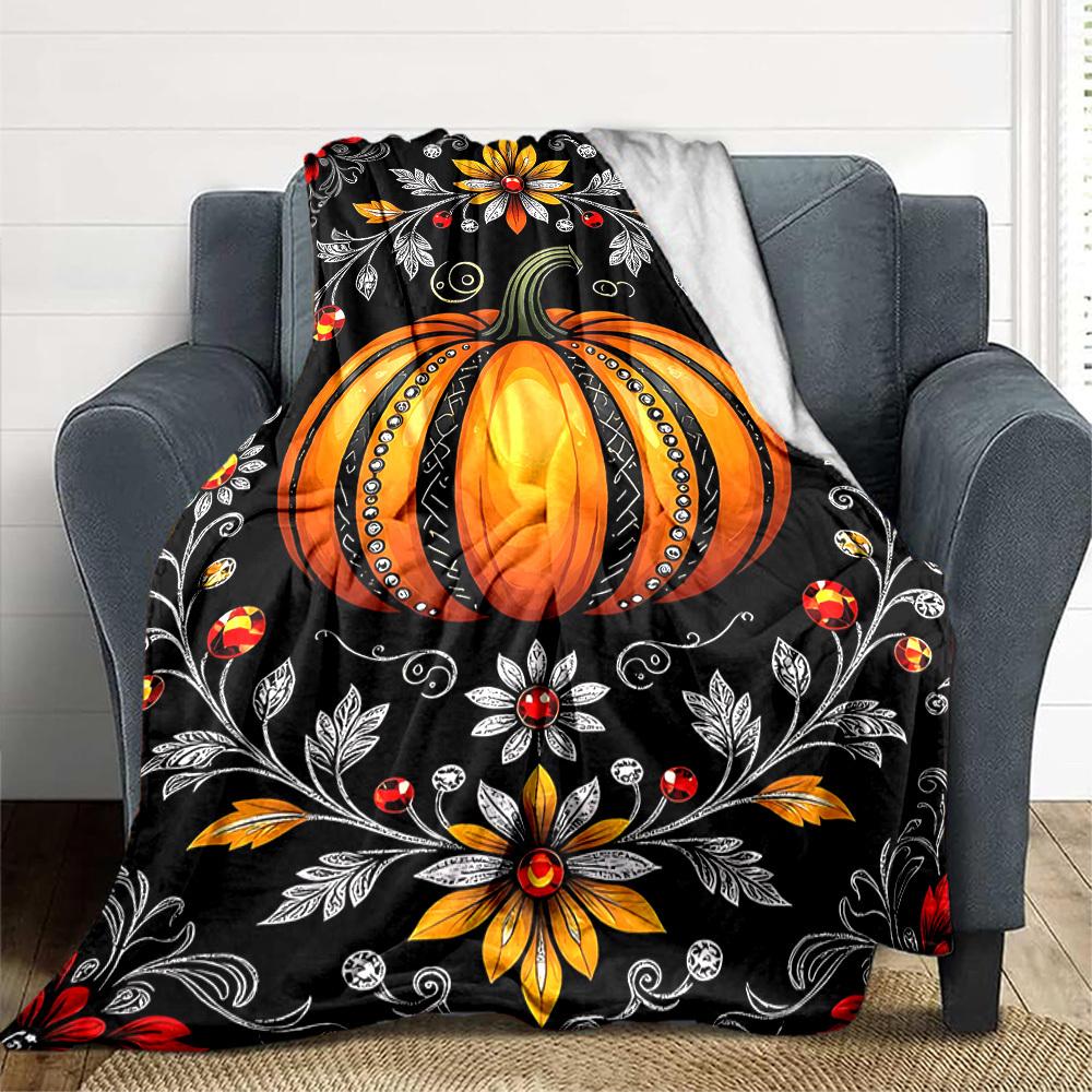 1pc Pumpkin, Floral Embellishment Blanket Lightweight Blanket Throw Blanket For Sofa, Bed, Travel, Camping, Livingroom, Office, Couch, Chair yy2510100 100x150cm
1pc Pumpkin, Floral Embellishment Blanket Lightweight Blanket Throw Blanket For Sofa, Bed, Travel, Camping, Livingroom, Office, Couch, Chair yy2510100 100x150cm