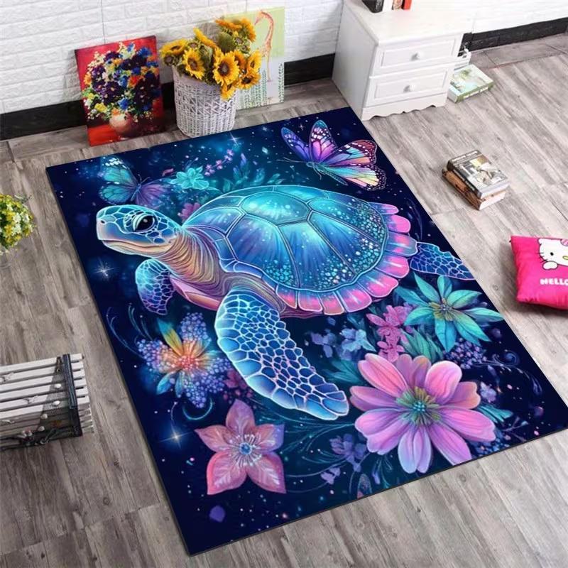 Sea Turtle Ocean Theme Area Rug Underwater World Print Carpet Non Slip Washable For Living Room Bedroom Game Room Home Decor 40X60CM
Sea Turtle Ocean Theme Area Rug Underwater World Print Carpet Non Slip Washable For Living Room Bedroom Game Room Home Decor 40X60CM