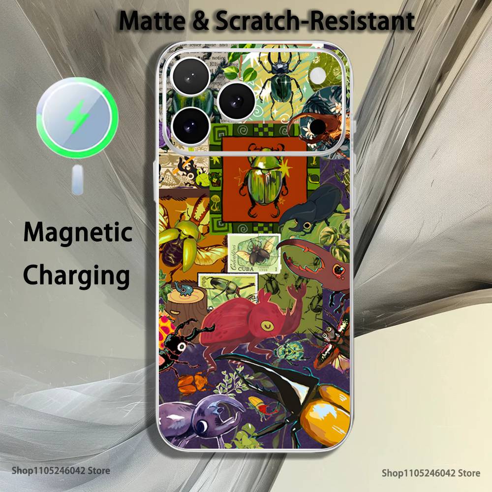 Insects And Bugs For iPhone 17,16,15,14,13,12,11,Pro,Max,Plus Transparent White Phone Case Magnetic Wireless Charging iPhone16pro
Insects And Bugs For iPhone 17,16,15,14,13,12,11,Pro,Max,Plus Transparent White Phone Case Magnetic Wireless Charging iPhone16pro