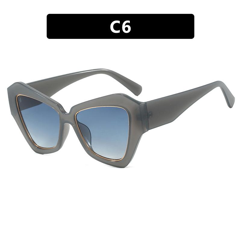 Polygonal cat-eye fashionable large-frame personalized trendy sunglasses, street style, ins high-end sunglasses серый
Polygonal cat-eye fashionable large-frame personalized trendy sunglasses, street style, ins high-end sunglasses серый