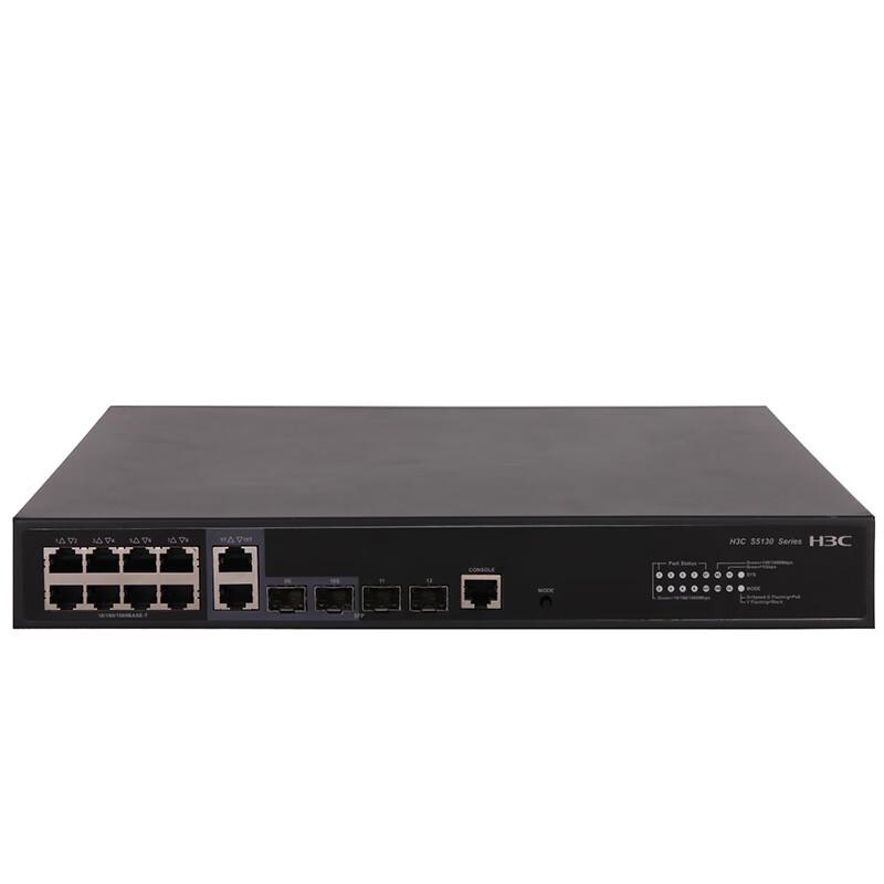 H3C S5130S-12TP-HPWR-EI PoE Managed Layer 2 Switch
H3C S5130S-12TP-HPWR-EI PoE Managed Layer 2 Switch