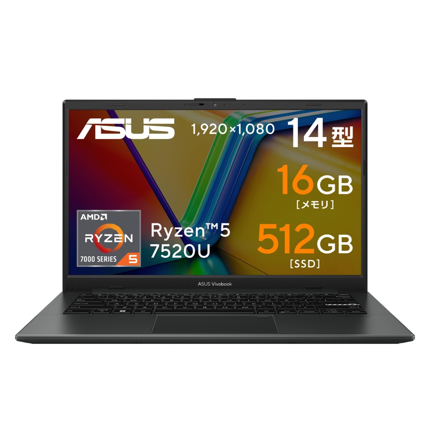 ASUS Laptop Vivobook Go 14 E1404FA 14 inch Ryzen 5 7520U Memory 16GB SSD512GB Windows11 Drive time hours Weight Mixed Black 11.5 1.38kg
ASUS Laptop Vivobook Go 14 E1404FA 14 inch Ryzen 5 7520U Memory 16GB SSD512GB Windows11 Drive time hours Weight Mixed Black 11.5 1.38kg