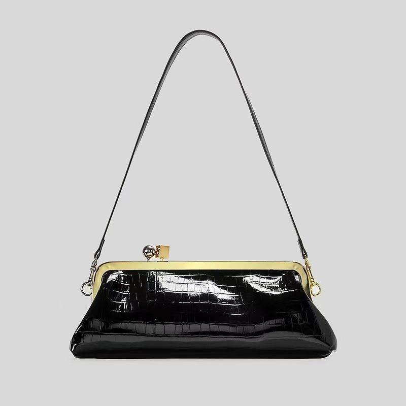 Довгий клатч зі знімним плечовим ременем, жіноча модна сумка-багет, розкішний дизайнерський клатч, гаманці для леді леопард друку кольору
Довгий клатч зі знімним плечовим ременем, жіноча модна сумка-багет, розкішний дизайнерський клатч, гаманці для леді леопард друку кольору