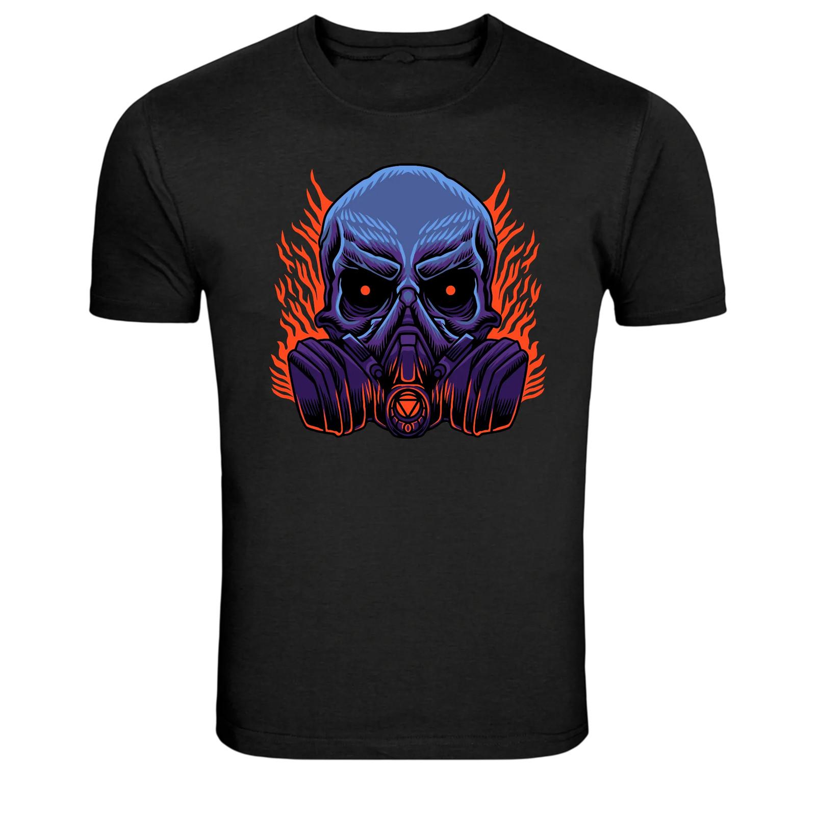 Skull Gas Mask Toxic Fire Graphic T-Shirt 5XL різнокольоровий
Skull Gas Mask Toxic Fire Graphic T-Shirt 5XL різнокольоровий