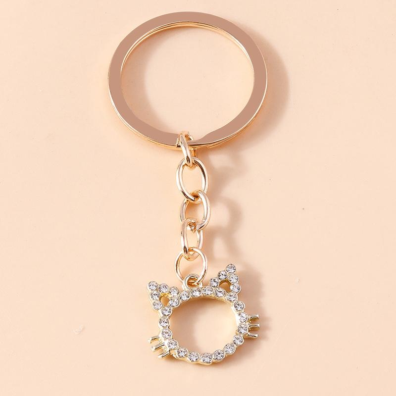 Cute Crystal Rhinestone Cat Keychain Animal Snake Butterfly Keyrings for Men Women Car Keyholder Bag Pendants DIY Jewelry Gifts
Cute Crystal Rhinestone Cat Keychain Animal Snake Butterfly Keyrings for Men Women Car Keyholder Bag Pendants DIY Jewelry Gifts