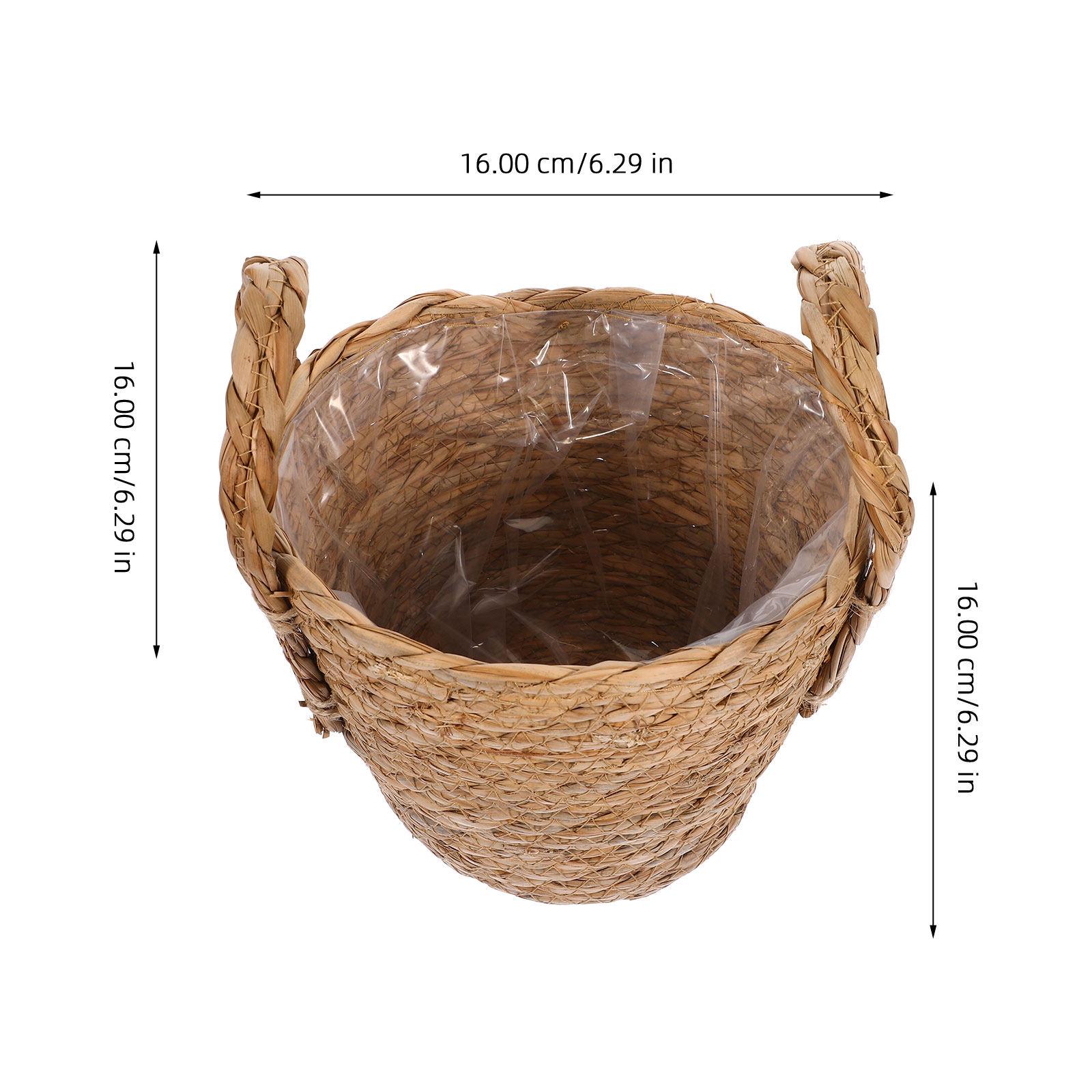1Pcs Seaweed Flowerpot Straw Multipurpose Retro Planter Storage Basket Creative Indoor Flower Vase for Makeup Kitchen Living 20X20X20CM
1Pcs Seaweed Flowerpot Straw Multipurpose Retro Planter Storage Basket Creative Indoor Flower Vase for Makeup Kitchen Living 20X20X20CM