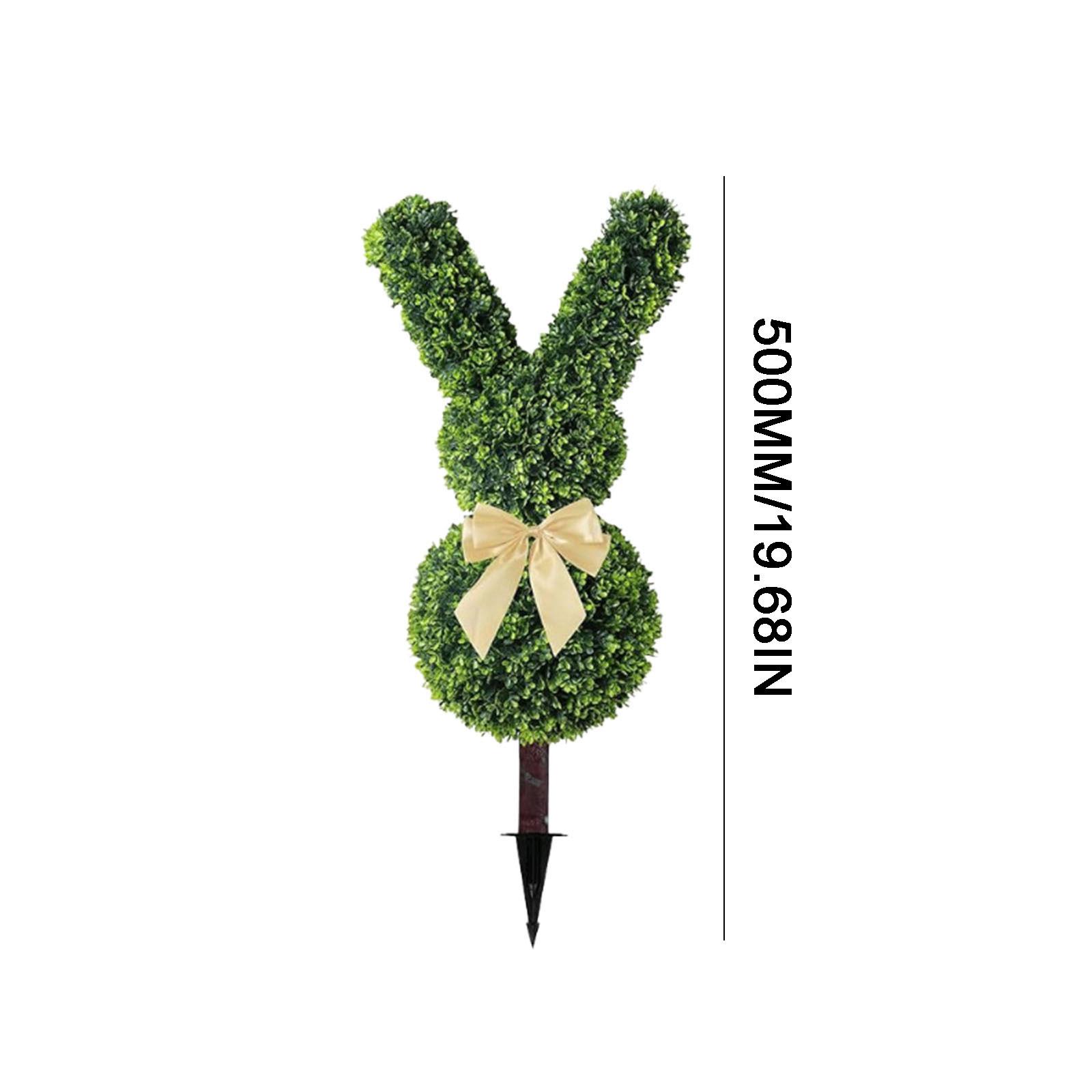 Easter Decorations Boxwood Bunny Topiary with Bow - Artificial Bunny Shaped Tree with Planter Pot for Decor Spring Decoration
Easter Decorations Boxwood Bunny Topiary with Bow - Artificial Bunny Shaped Tree with Planter Pot for Decor Spring Decoration