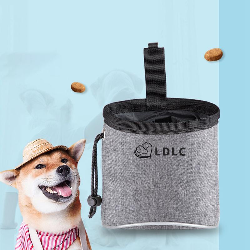 LDLC QS-060 Portable Dog Treat Bag Outdoor Dog Treat Pouch for Training Feeding Pet Trainer Waist Bag for Dog Snacks Light Grey
LDLC QS-060 Portable Dog Treat Bag Outdoor Dog Treat Pouch for Training Feeding Pet Trainer Waist Bag for Dog Snacks Light Grey