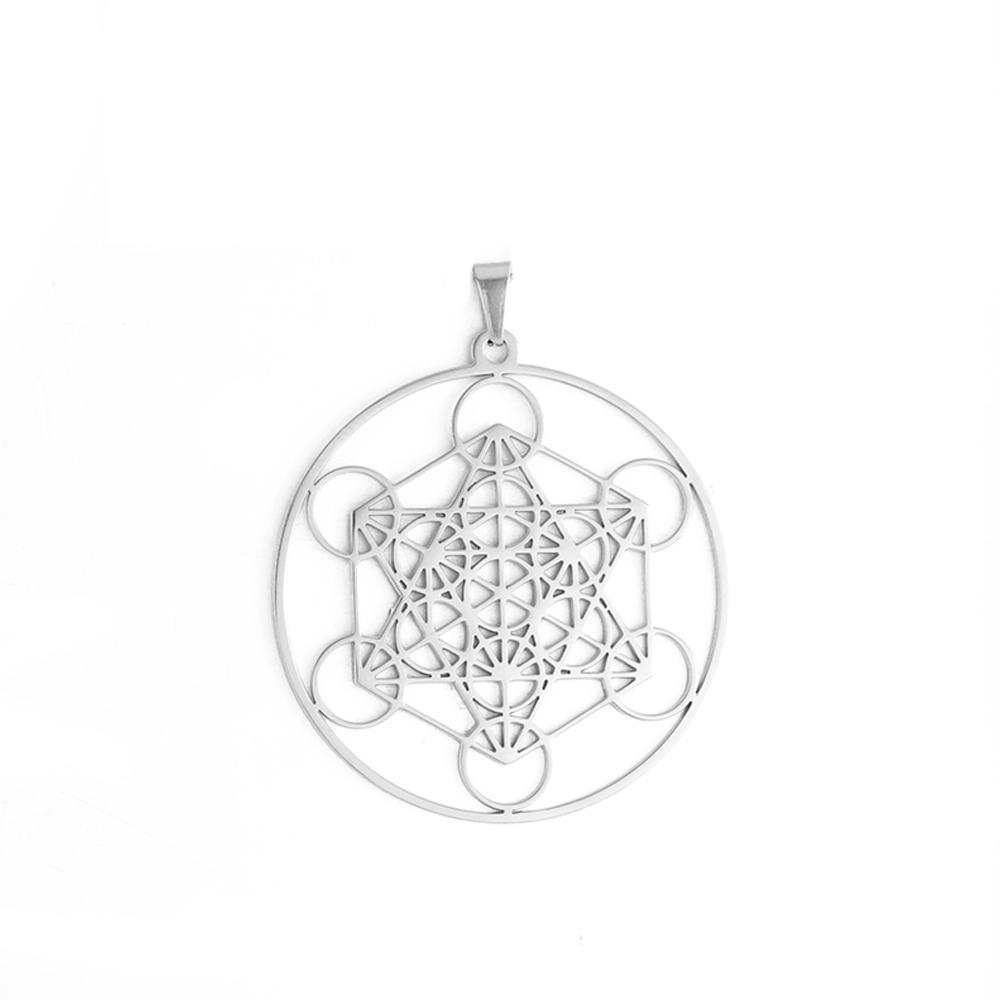 Dawapara Metatron Cube Pendant for Necklace Stainless Steel Charms for Jewelry Making Sacred Geometric Kabbalistic Tree of Life
Dawapara Metatron Cube Pendant for Necklace Stainless Steel Charms for Jewelry Making Sacred Geometric Kabbalistic Tree of Life