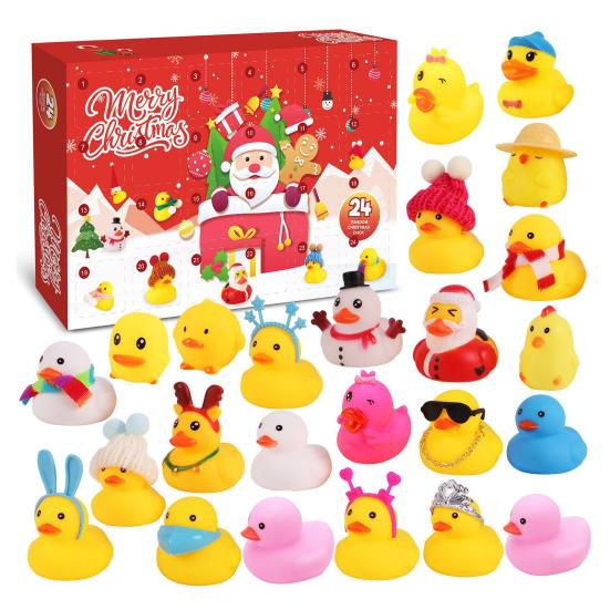 Christmas Duck Advent Calendar 2025 for Kids 24 Days Christmas Countdown Calendar with Plastic Duck Bath Toys Xmas Party Favor Gifts for Boys Girls
Christmas Duck Advent Calendar 2025 for Kids 24 Days Christmas Countdown Calendar with Plastic Duck Bath Toys Xmas Party Favor Gifts for Boys Girls