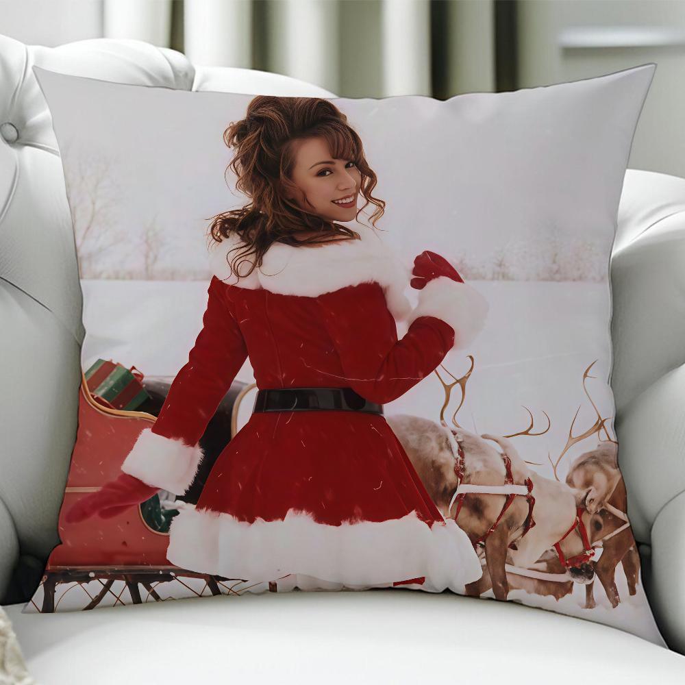 Singer MMariah CCarey Merry Christmas cushion cover Birthday Anniversary Gifts Double Sided Printed Zipper Cushion Cover 30x30cm
Singer MMariah CCarey Merry Christmas cushion cover Birthday Anniversary Gifts Double Sided Printed Zipper Cushion Cover 30x30cm