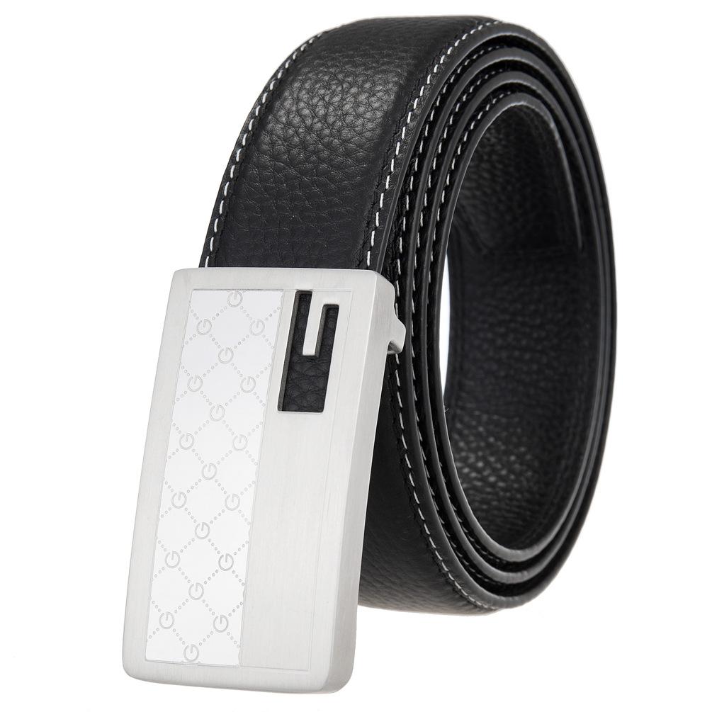 Повседневный ремень из нержавеющей стали с гладкой пряжкой, мужской ремень, ремень из коровьей кожи первого слоя Ly36-61633-5 110-130CM
Повседневный ремень из нержавеющей стали с гладкой пряжкой, мужской ремень, ремень из коровьей кожи первого слоя Ly36-61633-5 110-130CM