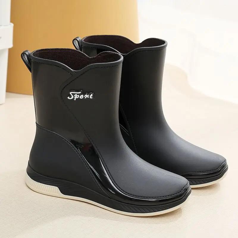 Модные женские резиновые сапоги Теплые осенне-зимние резиновые сапоги, Нескользящая женская резиновая обувь Взрослые резиновые сапоги с флисом 38
Модные женские резиновые сапоги Теплые осенне-зимние резиновые сапоги, Нескользящая женская резиновая обувь Взрослые резиновые сапоги с флисом 38