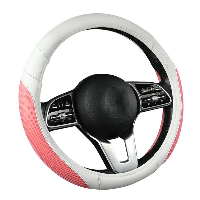 Автомобильный универсальный круглый полностью кожаный квадратный кожаный чехол для рулевого колеса, кожаный противоскользящий чехол для ручки (Размер M 38 см) 14229011
Автомобильный универсальный круглый полностью кожаный квадратный кожаный чехол для рулевого колеса, кожаный противоскользящий чехол для ручки (Размер M 38 см) 14229011