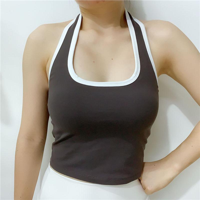 Женский цветной йога-топ с халтер-вырезом и нагрудными вкладышами - Быстросохнущий, Красивый дизайн спины, Фитнес-топ с высокой талией Large
Женский цветной йога-топ с халтер-вырезом и нагрудными вкладышами - Быстросохнущий, Красивый дизайн спины, Фитнес-топ с высокой талией Large