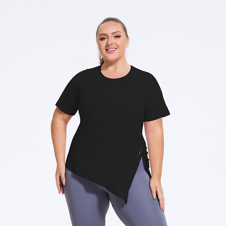 Женские топы для йоги больших размеров: Короткий рукав, свободный крой для бега, пилатеса и фитнеса 4XL чёрный
Женские топы для йоги больших размеров: Короткий рукав, свободный крой для бега, пилатеса и фитнеса 4XL чёрный