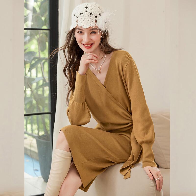 Bailuyu V-neck Tie-Design Knitted Dress M
Bailuyu V-neck Tie-Design Knitted Dress M