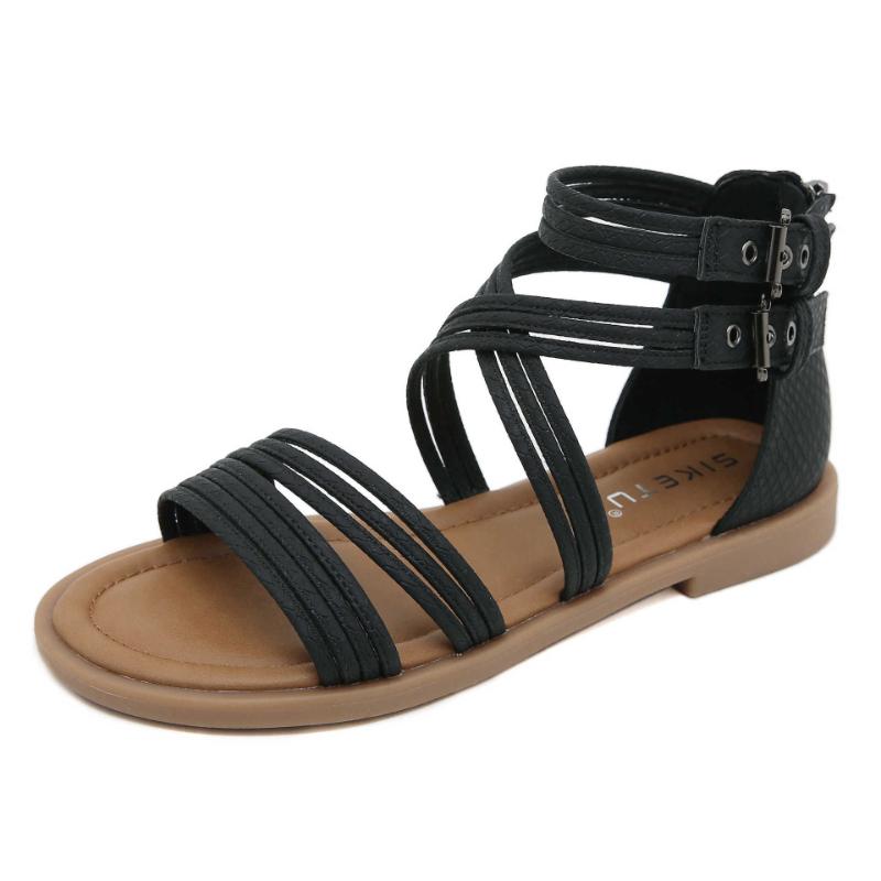 New 2026 European And American Fashion Comfortable Breathable Exposed Toe Thick Sole Soft Sole Crossed Roman Sandal Boots 35
New 2026 European And American Fashion Comfortable Breathable Exposed Toe Thick Sole Soft Sole Crossed Roman Sandal Boots 35