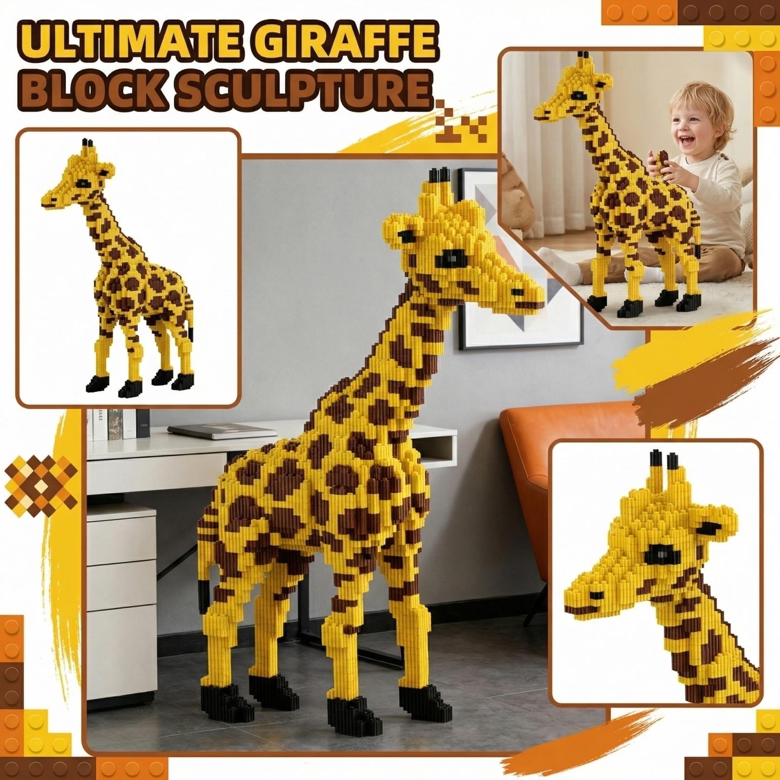 Extra-large Building Toy Giraffe Assembly Set For Children, Educational Toy, Compatible With , Suitable As A Gift For Boys And Girls. One Size
Extra-large Building Toy Giraffe Assembly Set For Children, Educational Toy, Compatible With , Suitable As A Gift For Boys And Girls. One Size