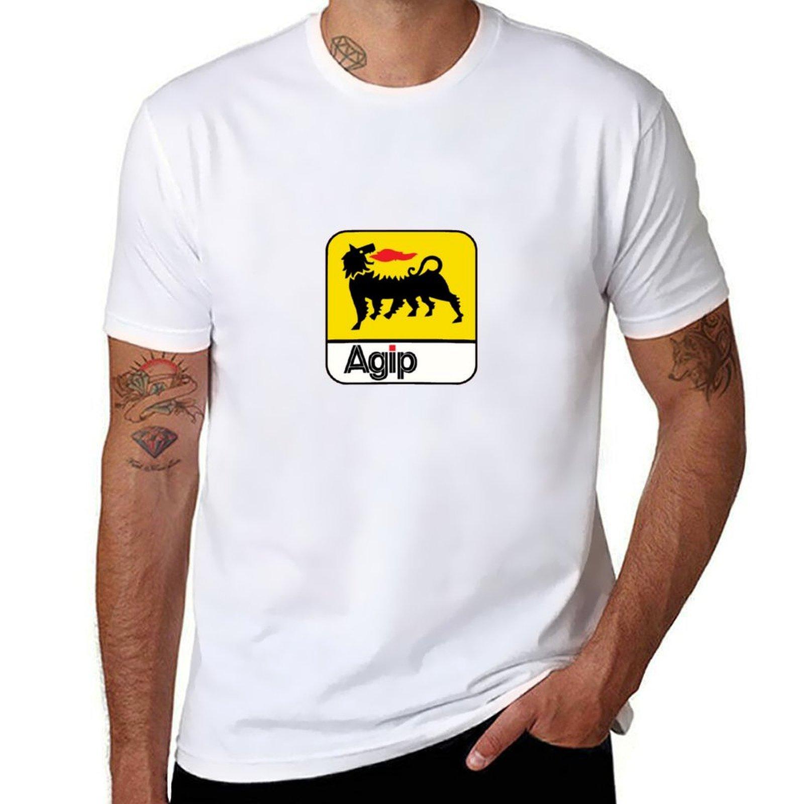 Sticker with the Agip logo T-Shirt cotton t shirt man men t shirt cotton 100% T-Shirt 3XL
Sticker with the Agip logo T-Shirt cotton t shirt man men t shirt cotton 100% T-Shirt 3XL