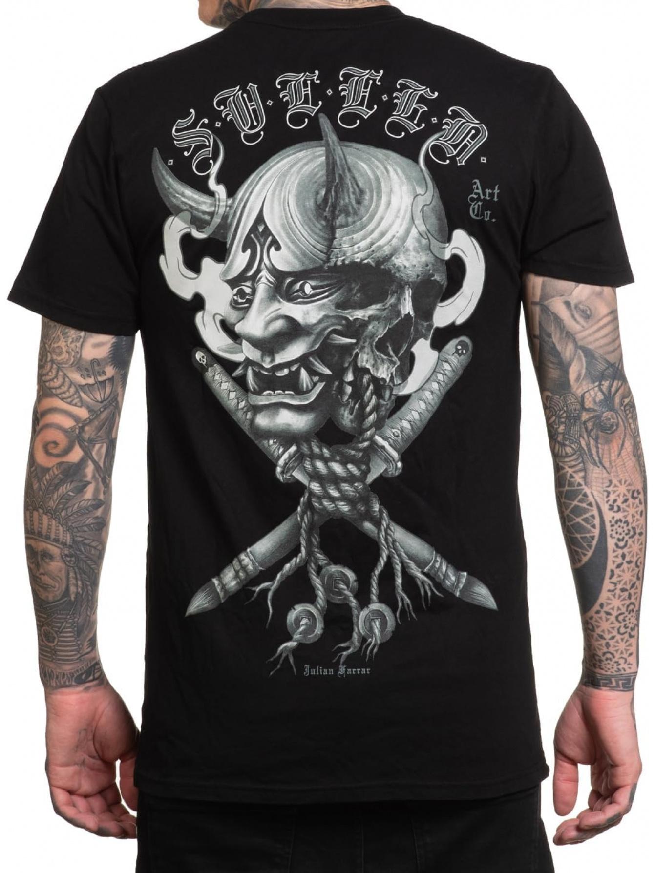 Sullen Men s Farrar Hanya Badge Series Graphic T-Shirt Premium 100% Cotton Slim Fit Short Sleeve Tee Edgy Skull Sword Design S
Sullen Men s Farrar Hanya Badge Series Graphic T-Shirt Premium 100% Cotton Slim Fit Short Sleeve Tee Edgy Skull Sword Design S