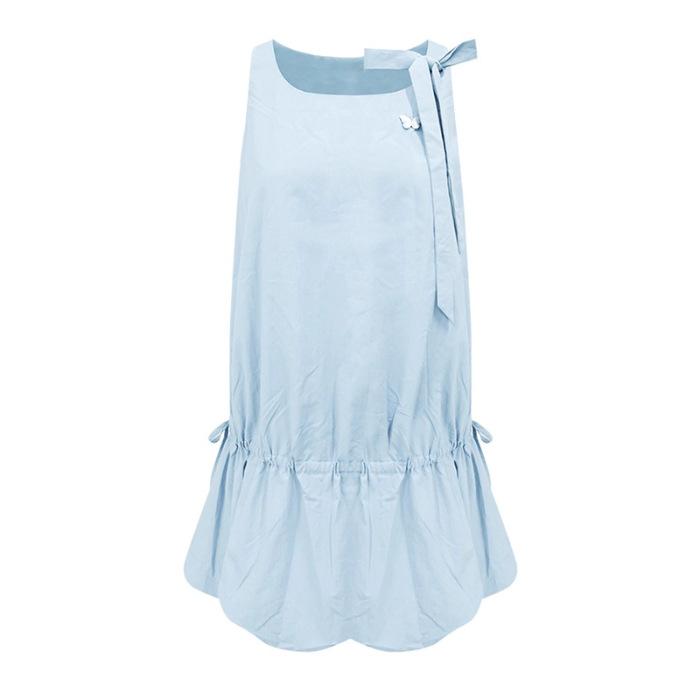 Seaside vacation suspender vest dress children s summer new small temperament waist bud short skirt XL
Seaside vacation suspender vest dress children s summer new small temperament waist bud short skirt XL