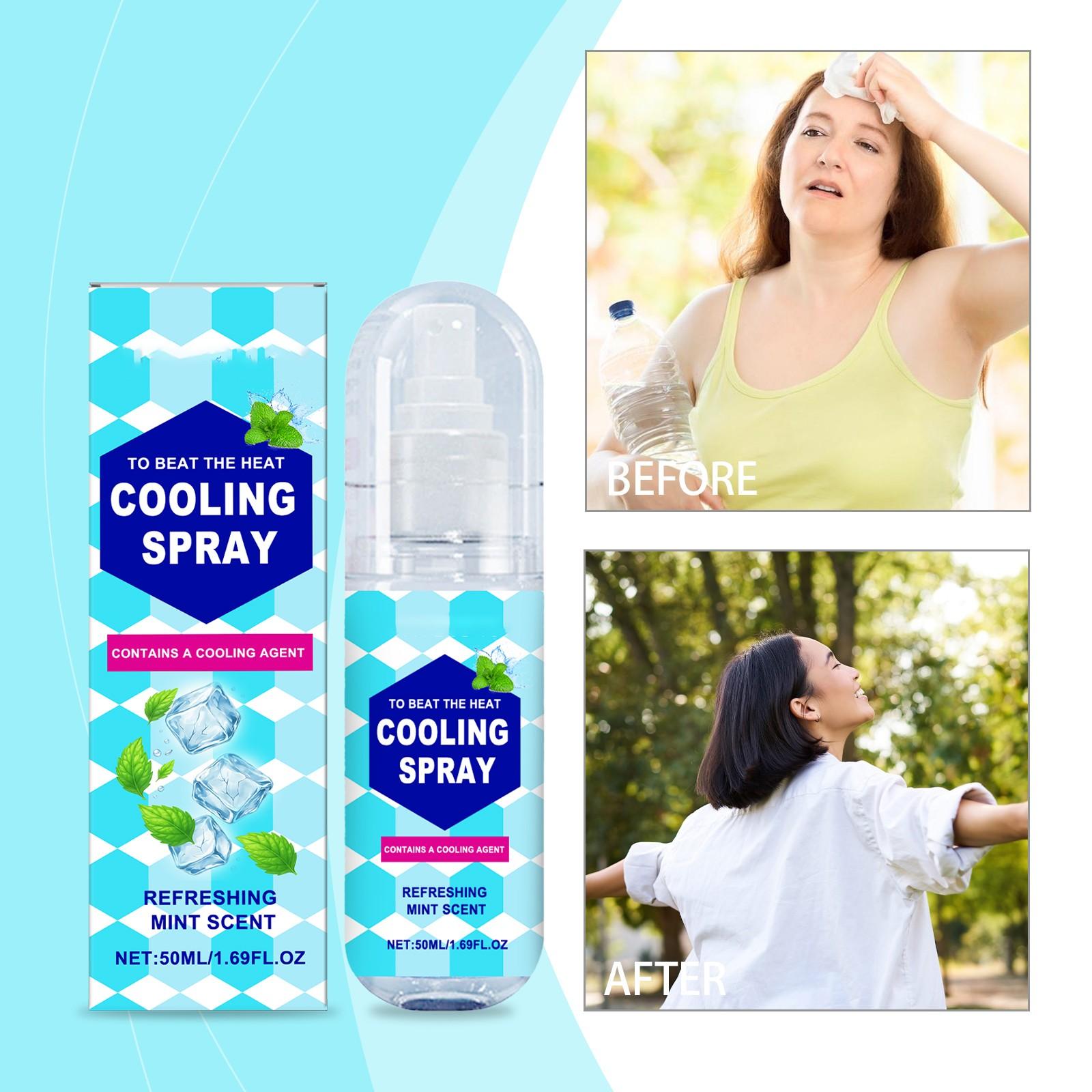 Summer Portable Outdoor Body Spray With Refreshing Coolness Provides A Soothing And Non-sticky Sensation50ml
Summer Portable Outdoor Body Spray With Refreshing Coolness Provides A Soothing And Non-sticky Sensation50ml