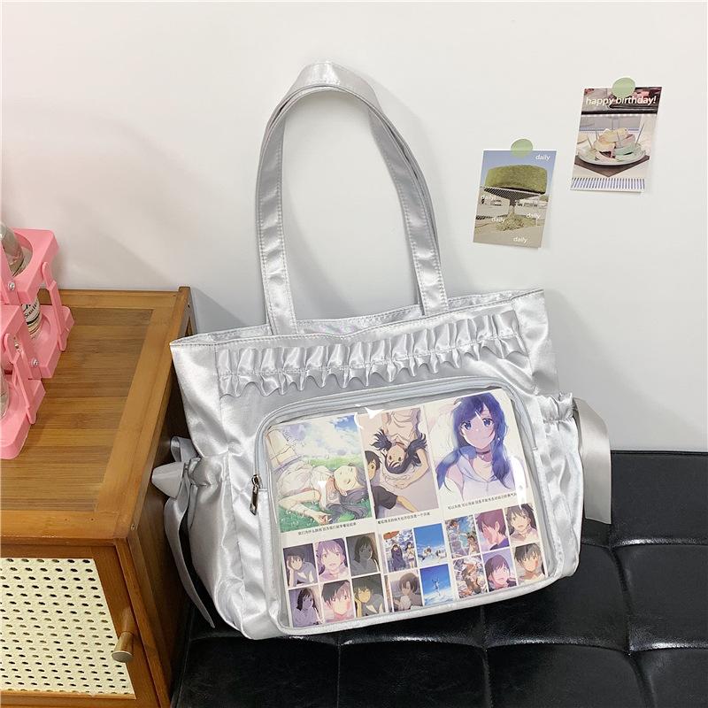 New Ins Candy Color Transparent Shoulder Bag Cute Lightweight Ita Bag for Girls Comfortable and Versatile Texture Handle Bags
New Ins Candy Color Transparent Shoulder Bag Cute Lightweight Ita Bag for Girls Comfortable and Versatile Texture Handle Bags