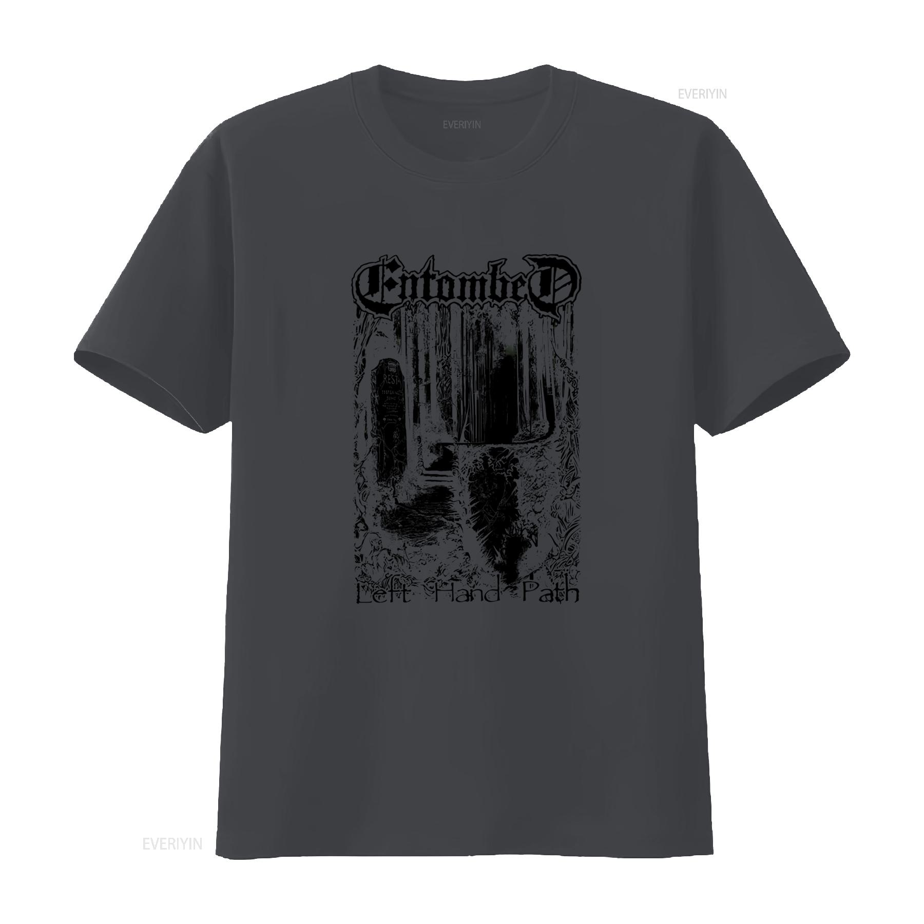 Entombed Left Hand Path White Death Metal Band T Shirt for Men Rock Music Fans vintage Washed fashion Stretched Casual 4XL
Entombed Left Hand Path White Death Metal Band T Shirt for Men Rock Music Fans vintage Washed fashion Stretched Casual 4XL