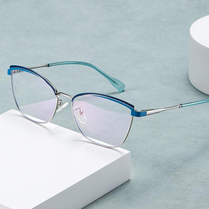 6205 New Trendy Metal Cat Eye Fashion Anti-Blue Flat Mirror, European And American Fashion Spring Foot Glasses
6205 New Trendy Metal Cat Eye Fashion Anti-Blue Flat Mirror, European And American Fashion Spring Foot Glasses