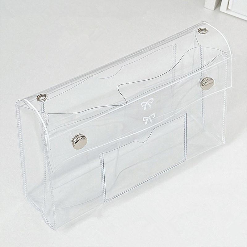 4-Layer PVC Transparent Makeup Bag Travel Toiletry Organizer & Multi-Purpose Pencil Case Bags for Students чистий
4-Layer PVC Transparent Makeup Bag Travel Toiletry Organizer & Multi-Purpose Pencil Case Bags for Students чистий