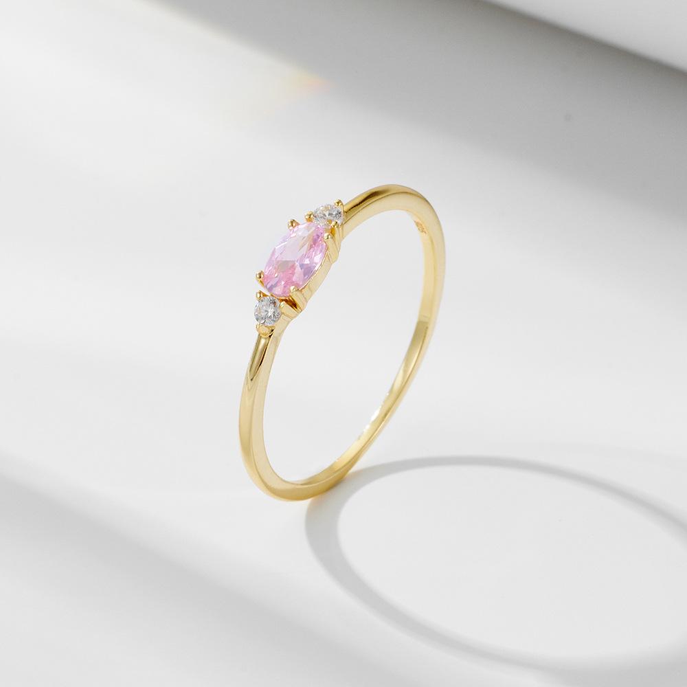 Retro Pink Zircon Sterling Silver Ring for Women - European & American Style, Perfect for Daily Wear Size 6 жёлтый
Retro Pink Zircon Sterling Silver Ring for Women - European & American Style, Perfect for Daily Wear Size 6 жёлтый