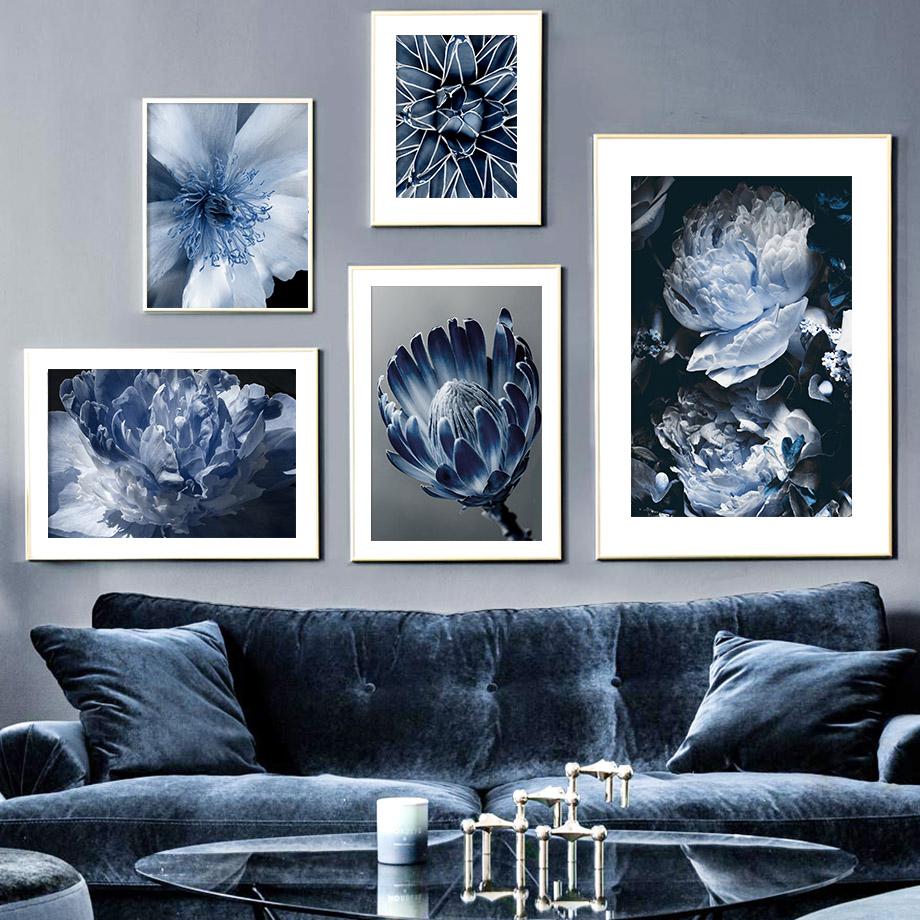 Nordic Posters and Prints Wall Picture for Living Room Decor Blue White Flowers Rose Fern Leaf Plant Wall Art Canvas Painting
Nordic Posters and Prints Wall Picture for Living Room Decor Blue White Flowers Rose Fern Leaf Plant Wall Art Canvas Painting