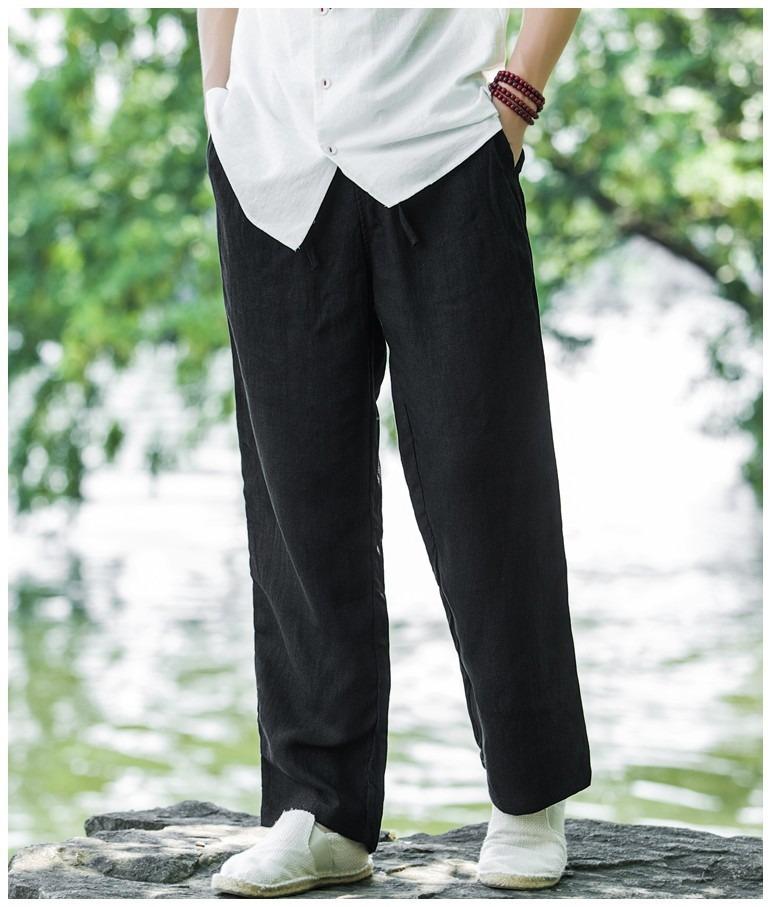 Fashion Men s Linen Trousers Men s Summer Thin Section Breathable Wide-legged Casual Trousers Large Size Tide Brand XL125-67.5 kg чорний
Fashion Men s Linen Trousers Men s Summer Thin Section Breathable Wide-legged Casual Trousers Large Size Tide Brand XL125-67.5 kg чорний